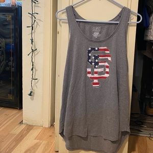 MLB Red white and Blue SF giants tank top